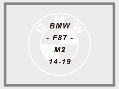 BMW - F87 - M2 - 14-19
