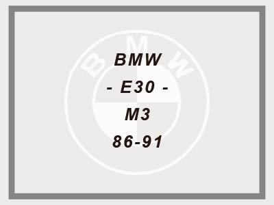 BMW - E30 - M3 - 86-91