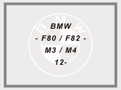 BMW - F80 / F82 - M3 / M4 - 12-