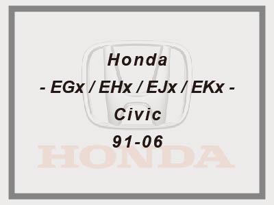 Honda - EGx / EHx / EJx / EKx - Civic - 91-06