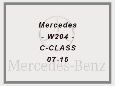 Mercedes - W204 - C-CLASS - 07-15