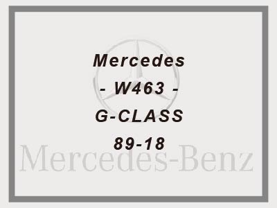 Mercedes - W463 - G-CLASS - 89-18