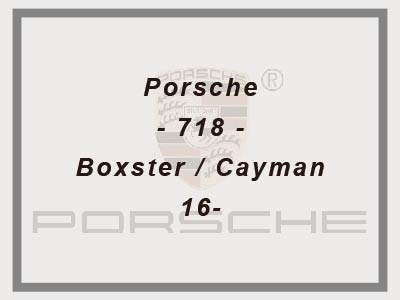 Porsche - 718 - Boxster / Cayman - 16-