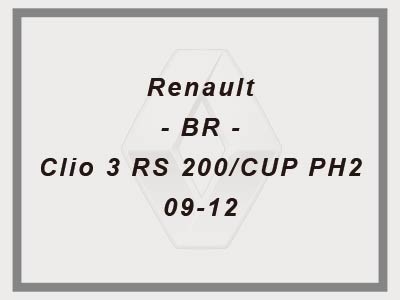 Renault - BR - Clio 3 RS 200/CUP PH2 - 09-12
